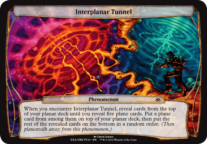 Interplanar Tunnel